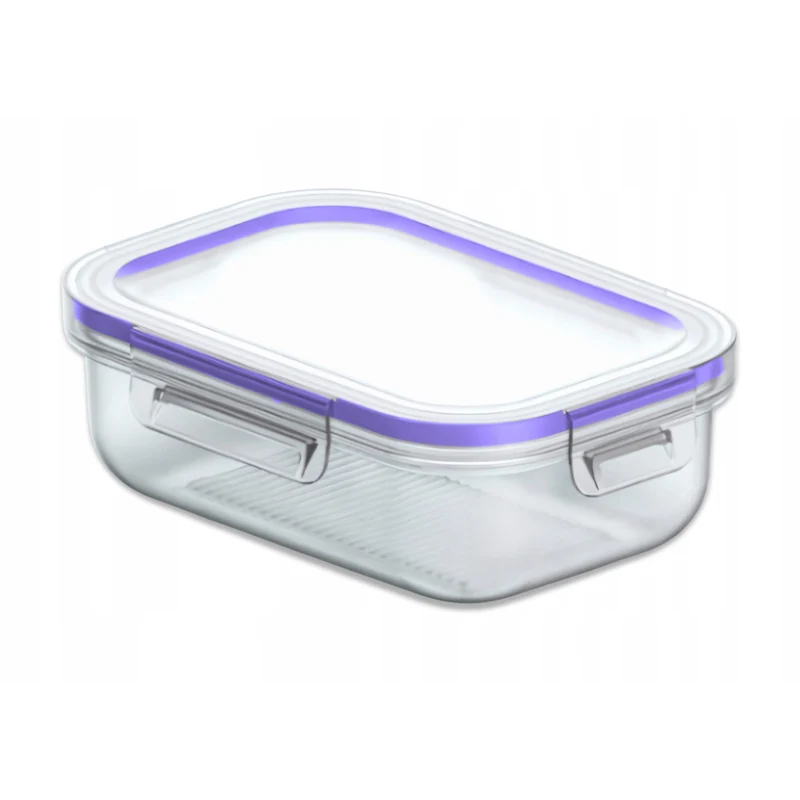 Contenitore per alimenti Practic, trasparente, capacità 1l, 20x14x7 cm, 10084200