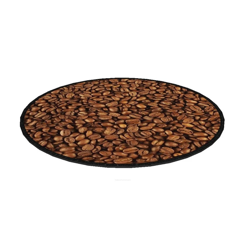 Cuscino per sedia Bertoni, decorativo, in feltro, 35 cm, Caffè, EE0061