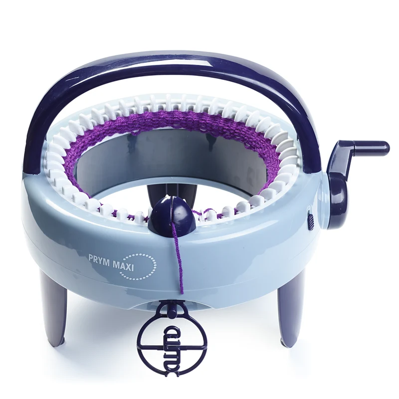 Mulinetto MAXI Prym 624170 – Mulinetto semiautomatico per maglia (44 aghi – 27 cm)