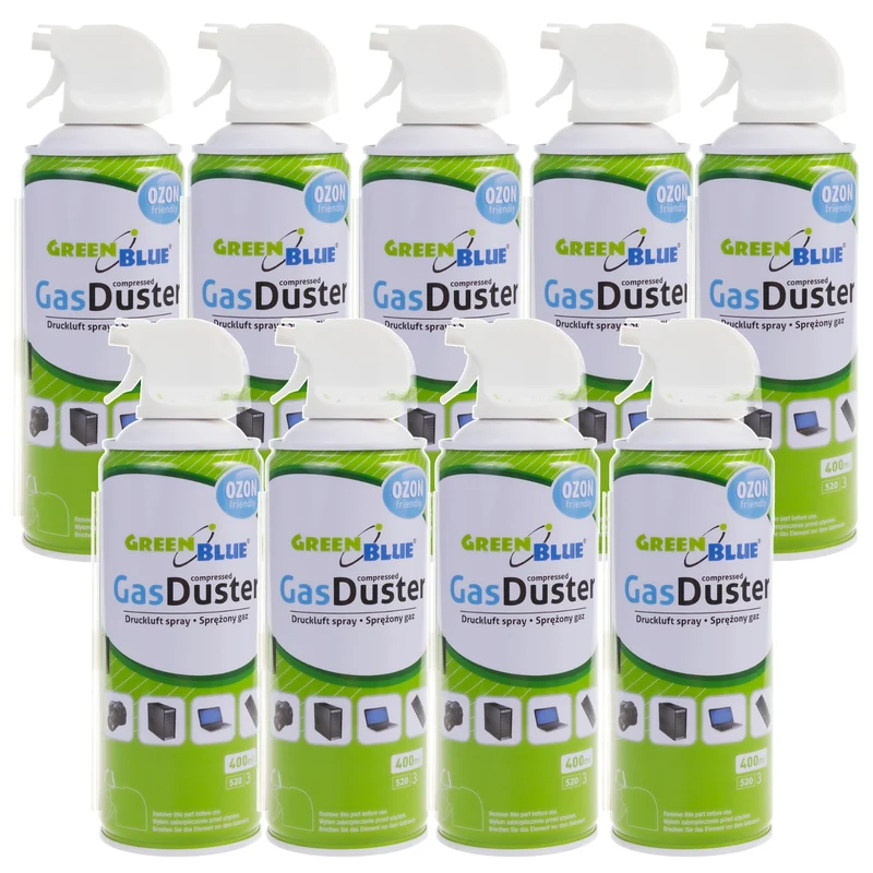 Aria compressa GreenBlue GB400 Nebulizzatore a pistola da 400 ml - spray a pistola, 9 pezzi