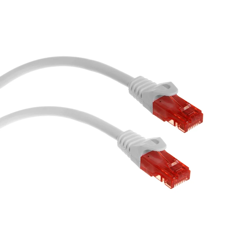 Cavo Maclean, cavo patch UTP, Plug-to-Plug, Cat6, 1 m, grigio, MCTV-301 W