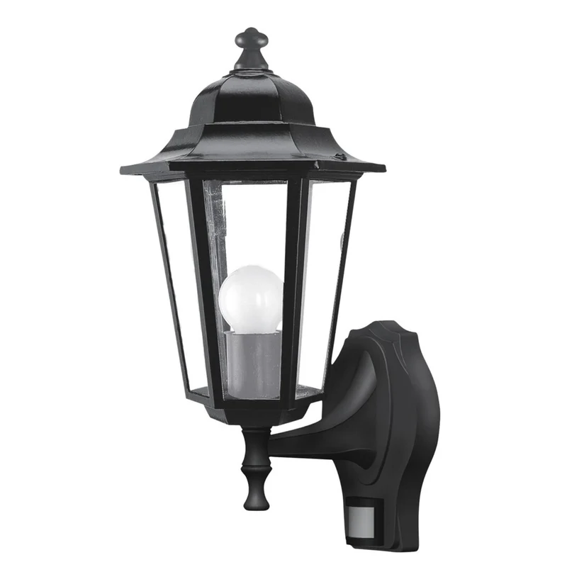Rabalux Velence lampada da parete con filettatura E27 da 60 W con sensore di movimento. Grado di protezione IP43.