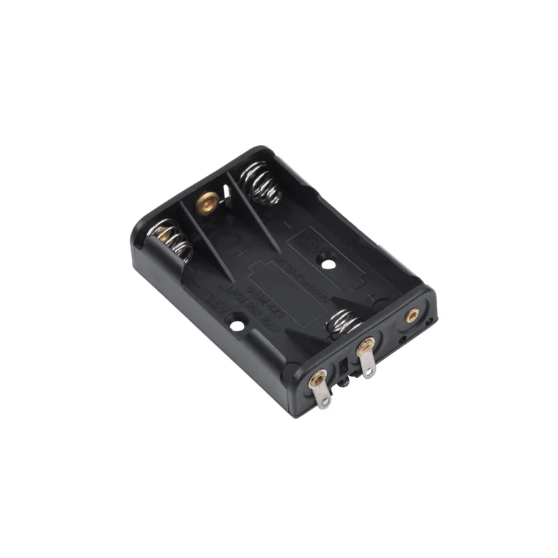 Cestino per batteria piatta 3xR3 AAA nero GNI0056