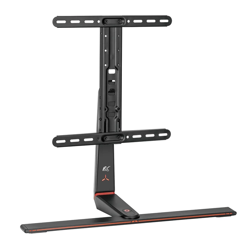 NanoRS RS167 Supporto Gaming per monitor, Regolabile in altezza, RGB LED, 32-55", max VESA 400x400, max. 40kg, Free-standing