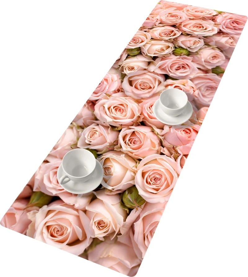 Tovaglia da tavolo Nastro da tavolo in feltro con decorazione Easy Care 95 x 33 cm Diana