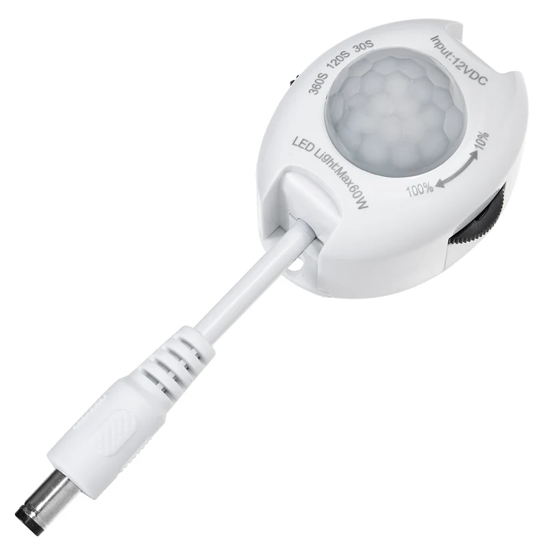 Sensore LED a infrarossi 12 v max 60 W MCE242 Maclean Energy per strisce LED