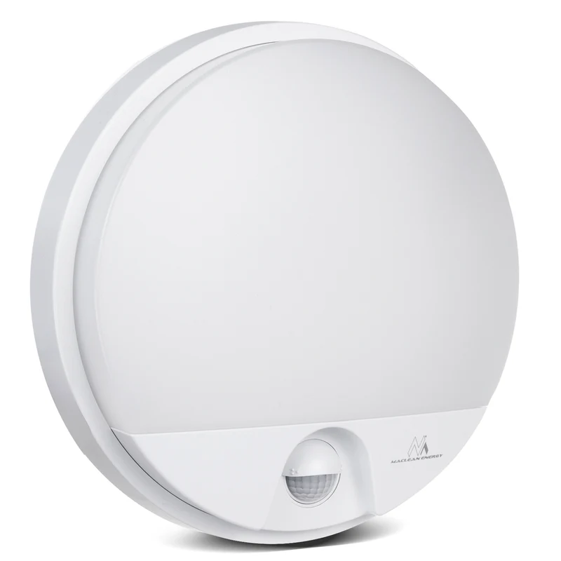 Lampada a LED con sensore di movimento a infrarossi MCE291 W 1100lm 15W IP54 Maclean Energy bianco