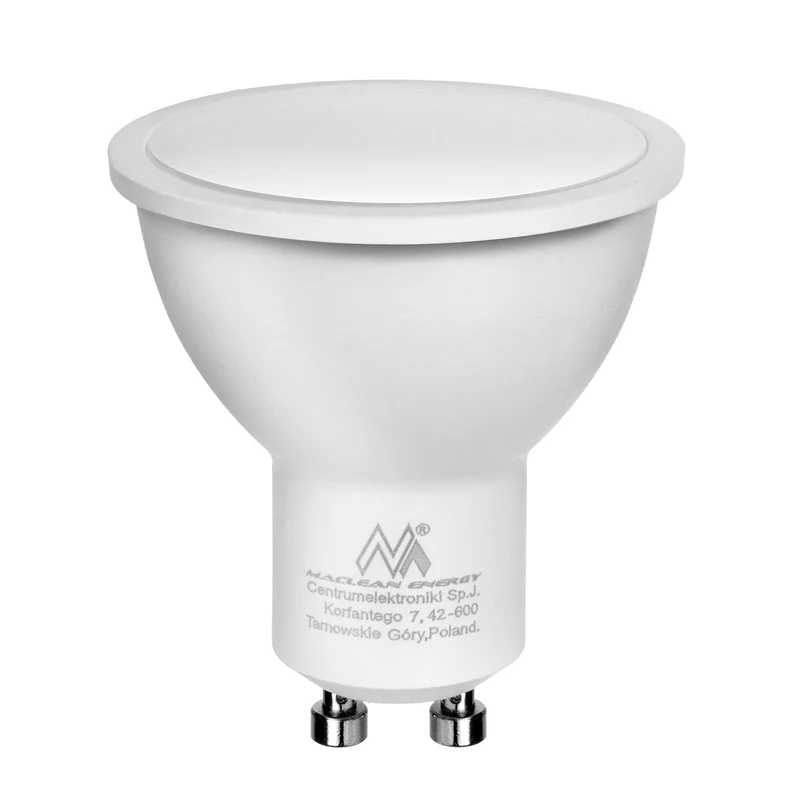 Lampadina LED GU10 5W Maclean Energy MCE435 NW bianco neutro 4000K, 220-240V ~, 50 / 60Hz, 400 lumen