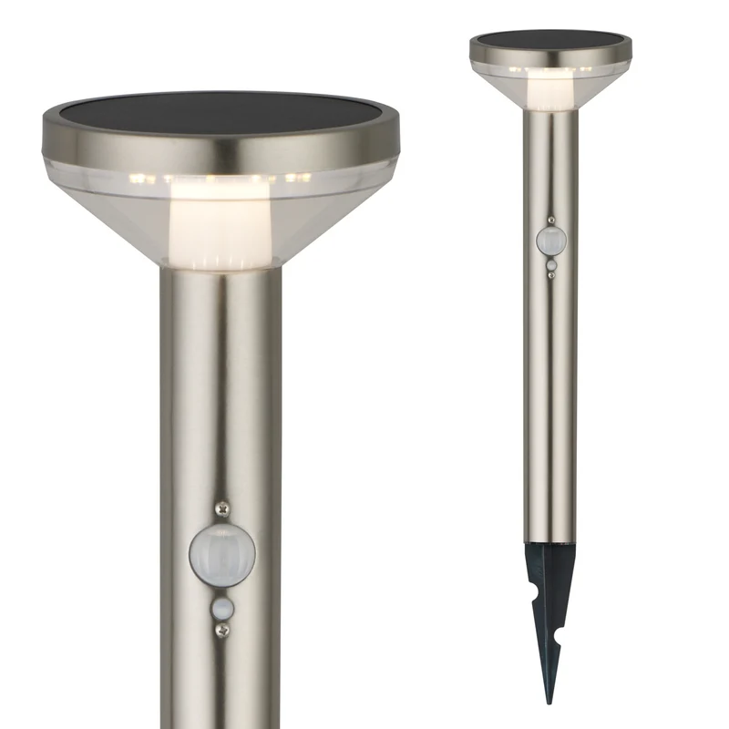 Maclean MCE465 C Lampada solare LED da giardino sensore di movimento e sensore crepuscolare 3 Modalità di Funzionamento