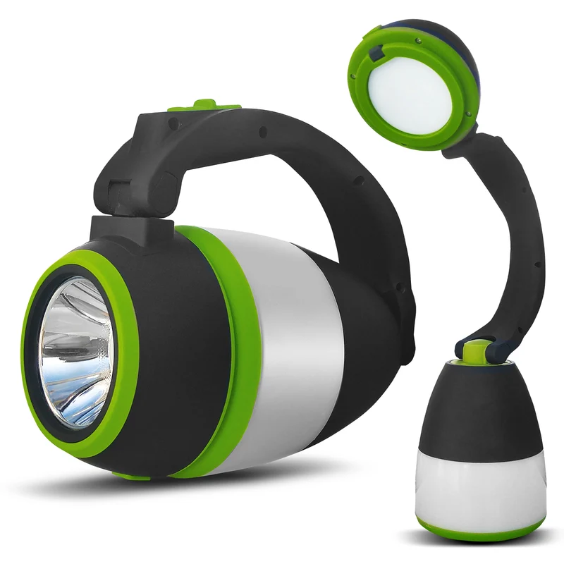 Lampada a LED 3 in 1 lampada da campeggio lampada da tavolo torcia pieghevole da esterno 3 modalità di illuminazione 1W 60-200LM bianco freddo 6000K IP20 (funzionamento a batteria: 3xAA 1,5V)