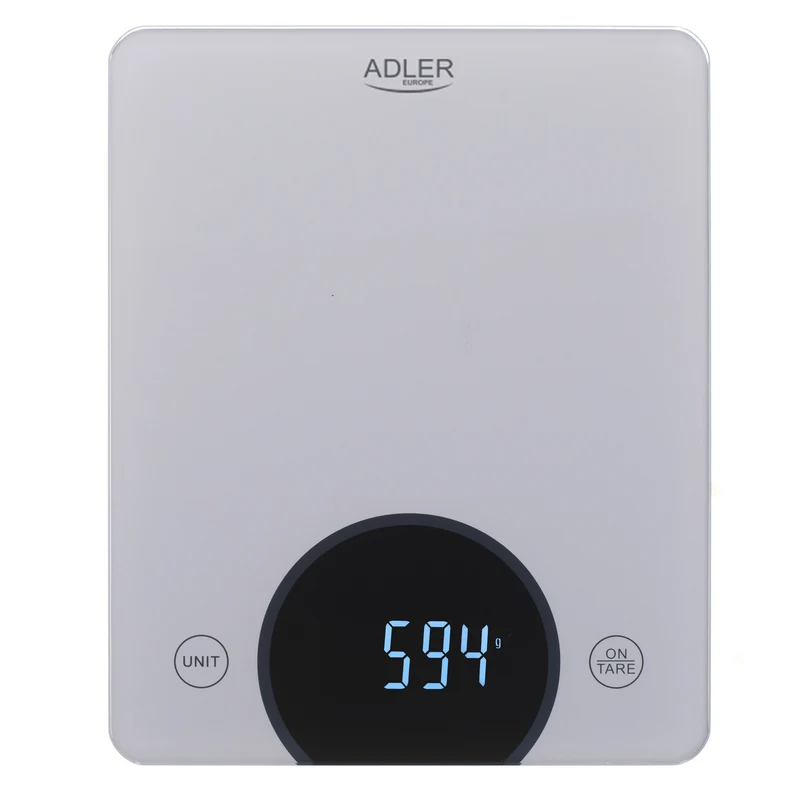 Adler AD 3173s Bilancia da cucina fino a 10 kg LED Dimensioni 20 x 16 cm