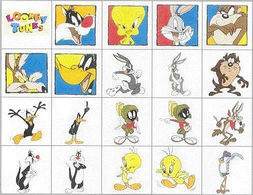 LOONEY Tunes 20 ricami per macchine da per ricamo Brother .vip .pes husqvarna