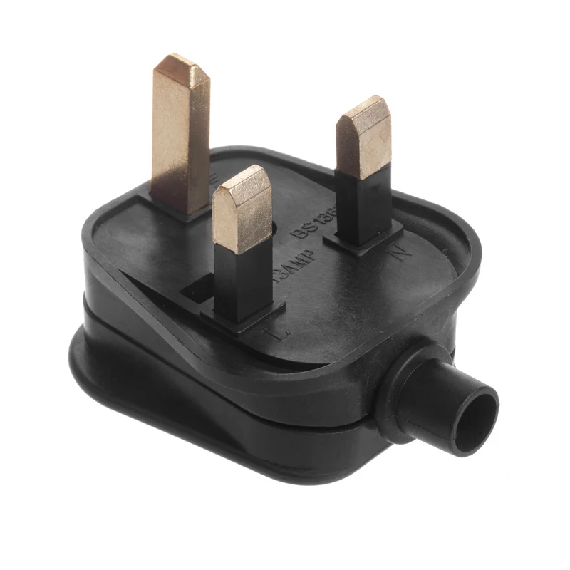 Presa adattatore UK inglese colore nero Maclean MC193