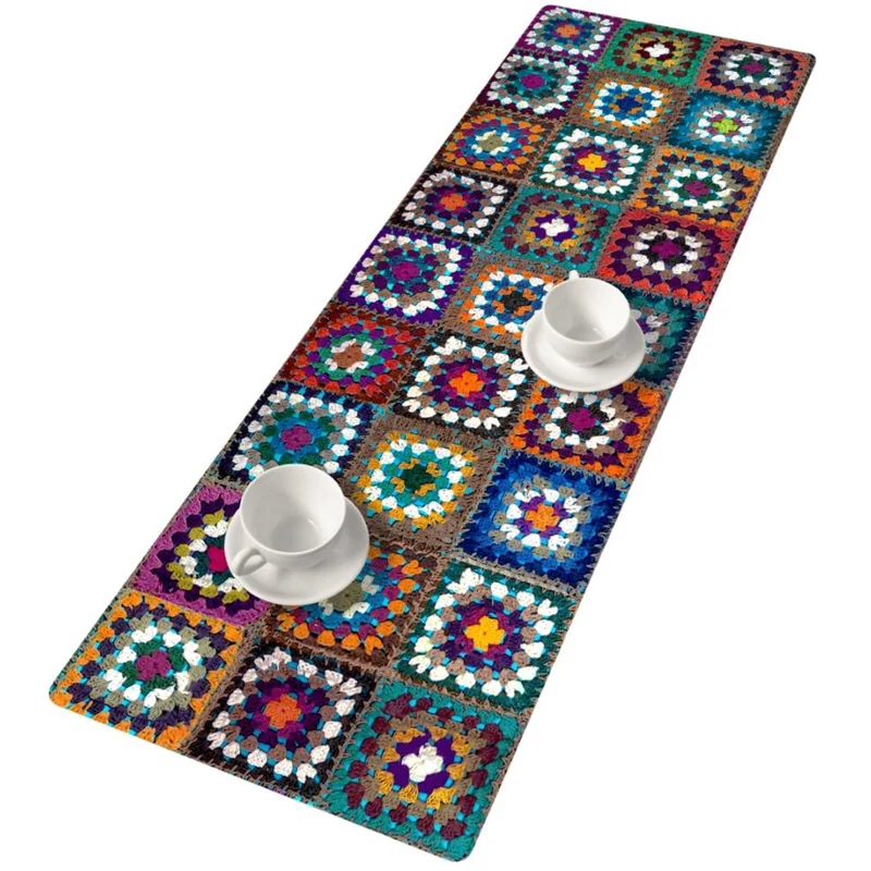 Tovaglia da tavola Bertoni, runner in feltro, 115x40cm, motivo: Frania