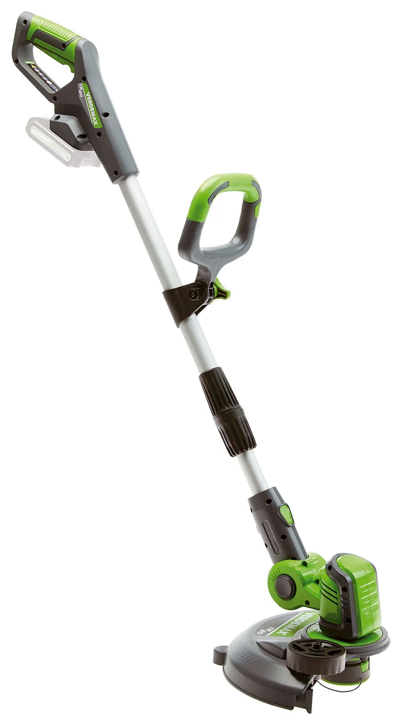 Trimmer a Batteria Verdemax TR20-N Asta Estensibile 107-142 cm Testa Regolabile Senza Batteria