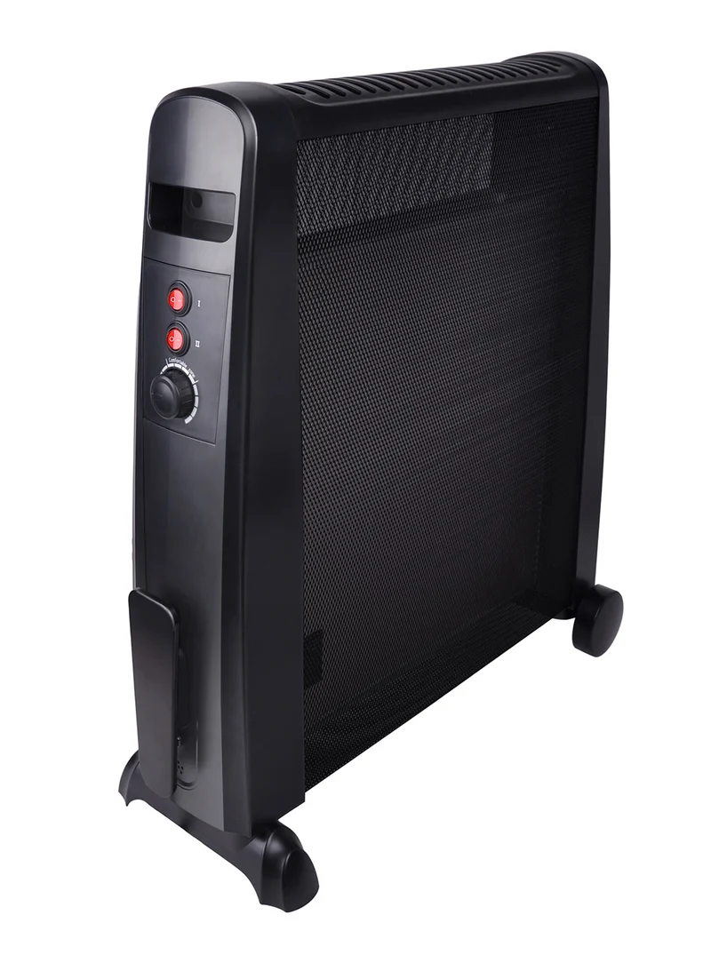 Radiatore Elettrico Romeo 1000-2000 W Calore su 3 Lati con Pannello in Mica Nero
