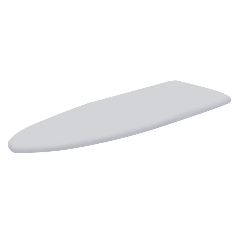 Copriasse Ricambio Asse da Stiro Relax 123x39 cm Cotone Spugna Feltro Grigio
