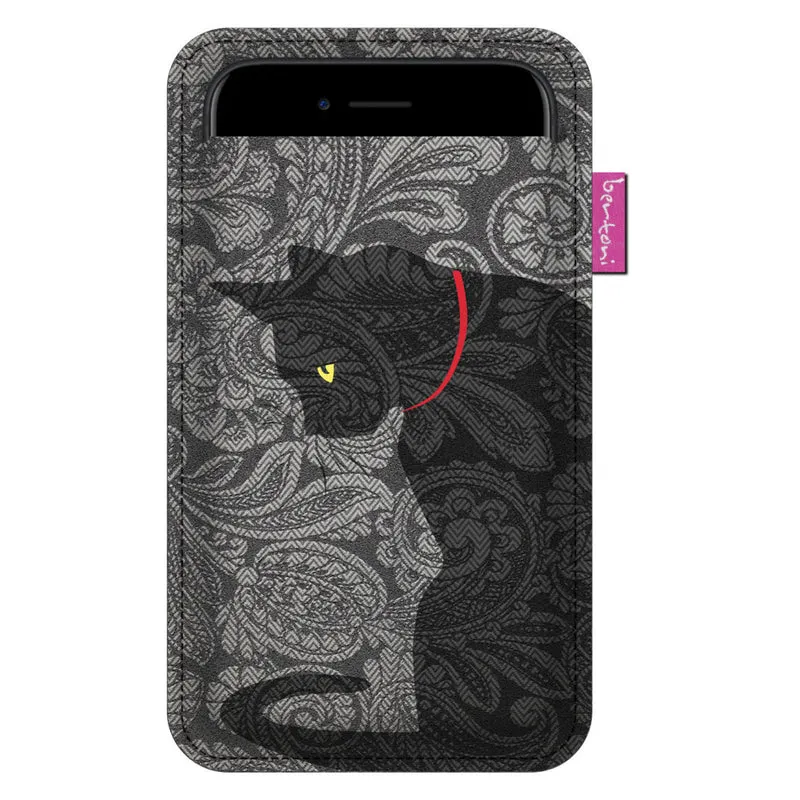 Custodia per smartphone Bertoni, Case in feltro ecologico, 105x195 mm, motivo Blob, EE0027