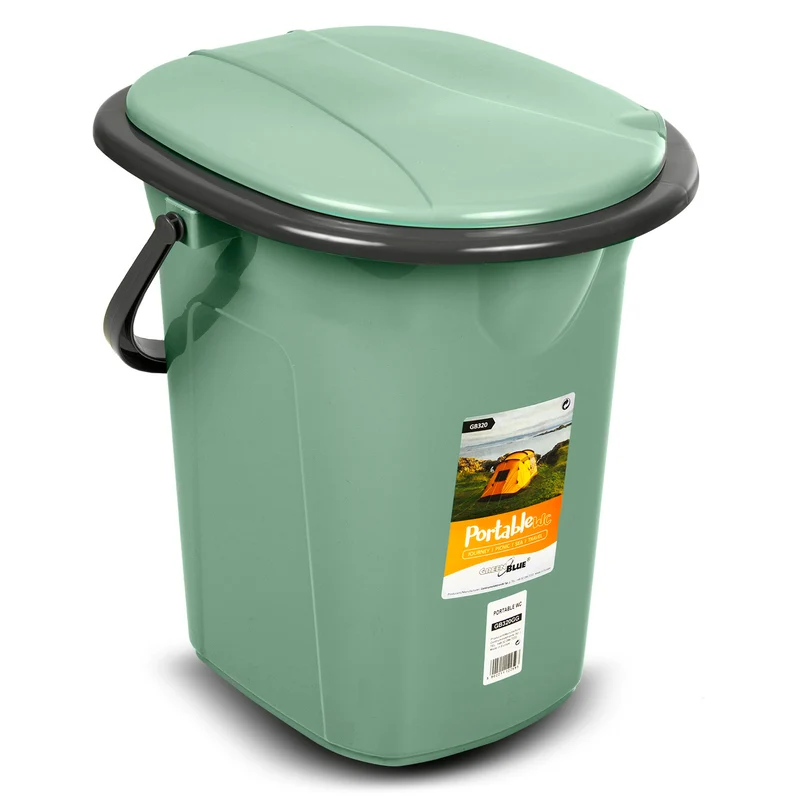 GreenBlue GB320GG WC verde-grigio Toilette turistica WC mobile GreenBlue 19L