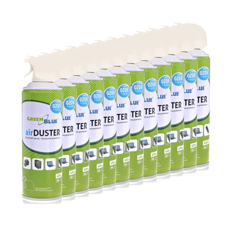 12x Aria compressa GreenBlue GB400 400ml atomizzatore a pistola - spray a pistola