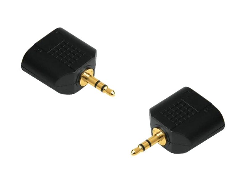 Connettore jack da 3,5 mm / presa jack da 3,5 mm splitter NH552 oro