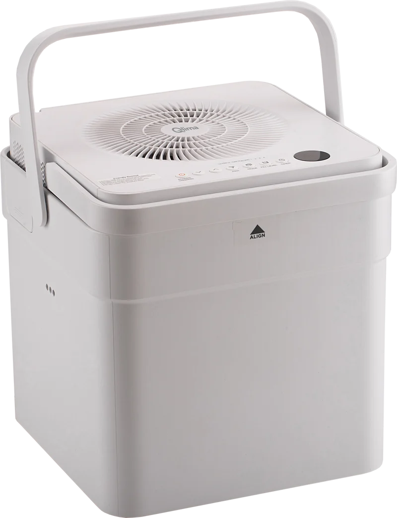 Deumidificatore d’Aria 12 Litri 0,43kW Qlima D720 Cube Bianco