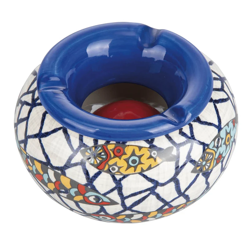 Posacenere Ø12x7 cm in Ceramica VdE Tivoli 1996 Los Cabos