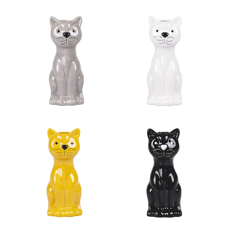 Set 4 Umidificatore per Radiatori 7,6x5,6x18,7 cm in Ceramica VdE Tivoli 1996 Cat