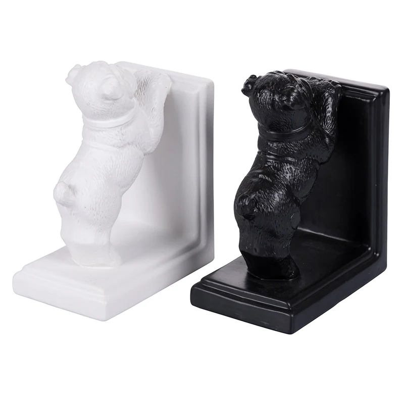 Set 2 Fermalibri 15,5x10x20 cm in Poliresina VdE Tivoli 1996 Dogs