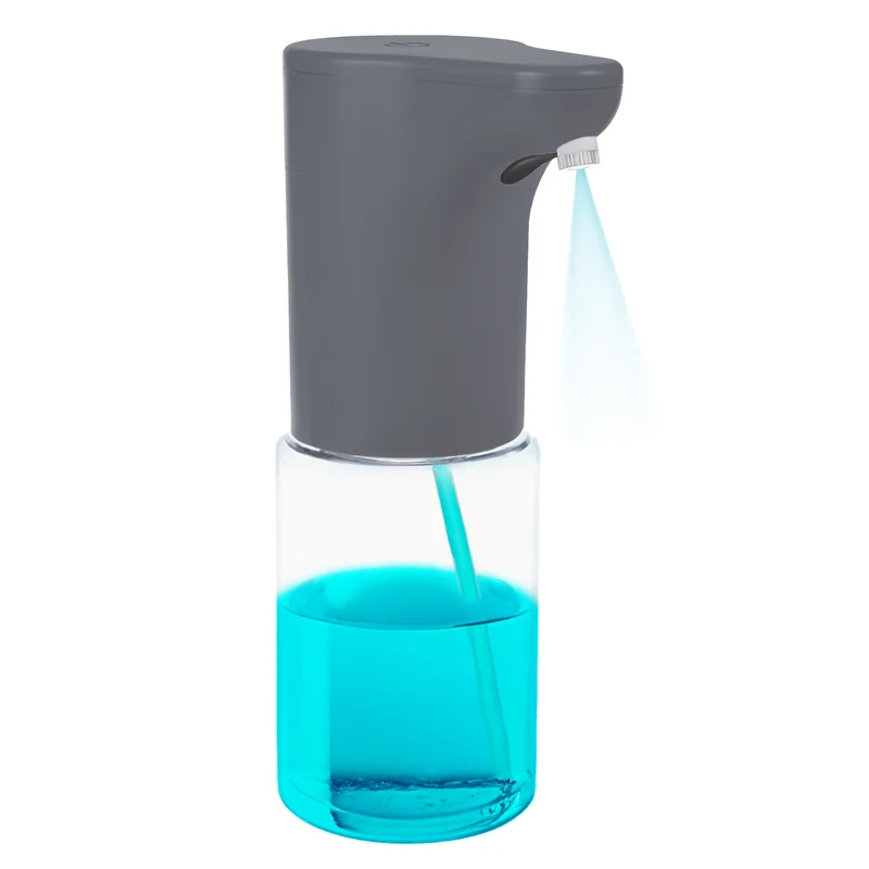Distributore automatico Promedix, contenitore per saponi liquidi, liquidi disinfettanti, 300ml, 4xAA, grigio, PR-540 GR