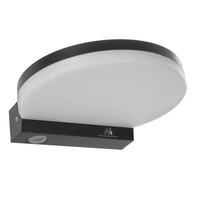 Lampada LED Maclean, grigia, 15W, IP65, 1300lm, bianco neutro (4000K) MCE346 GR