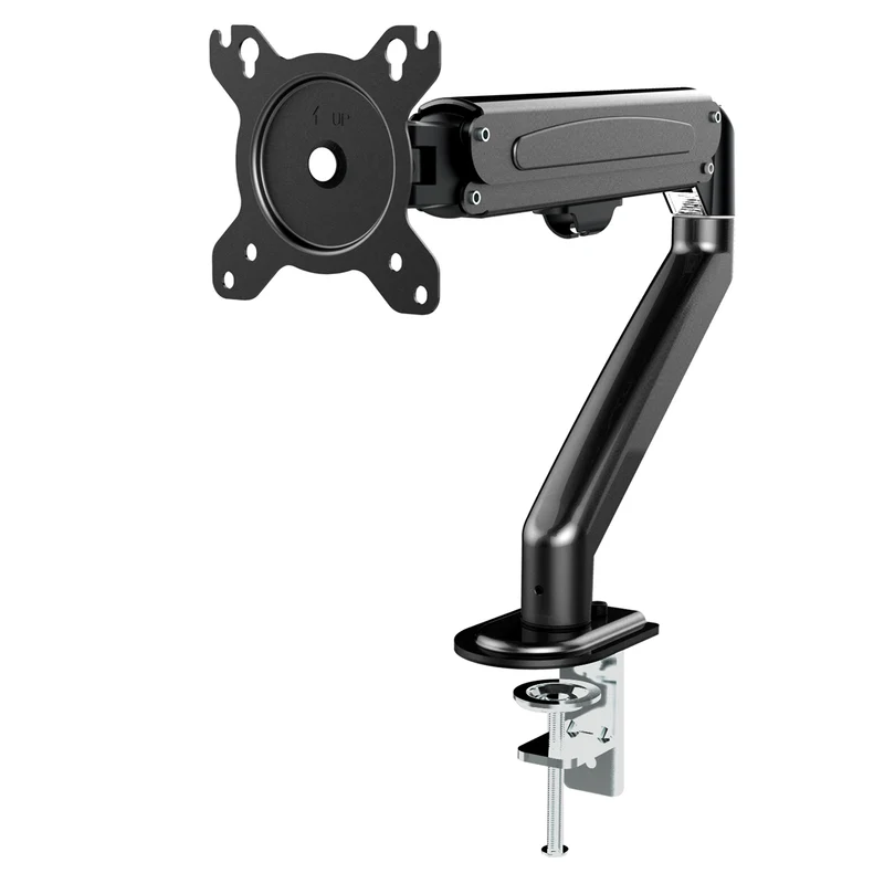 Supporto per monitor Maclean, molla a gas, 13"-27", 8 kg, nero, MC-860N