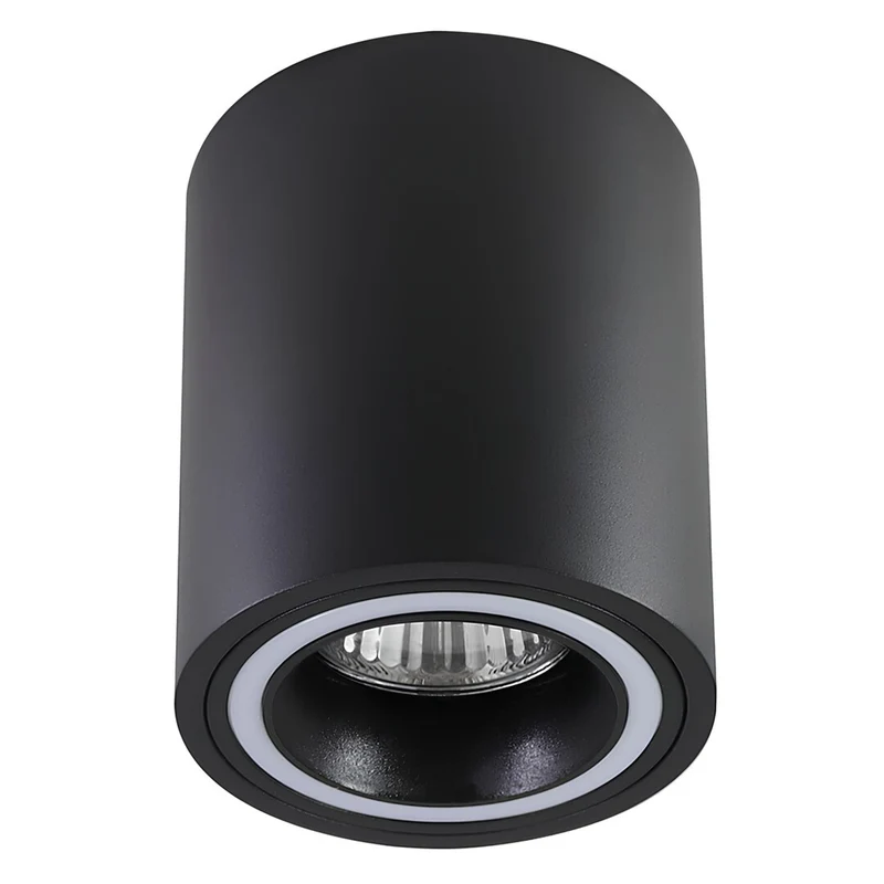 Faretto da soffitto Rabalux, attacco GU10, max 25W, nero, Kobald