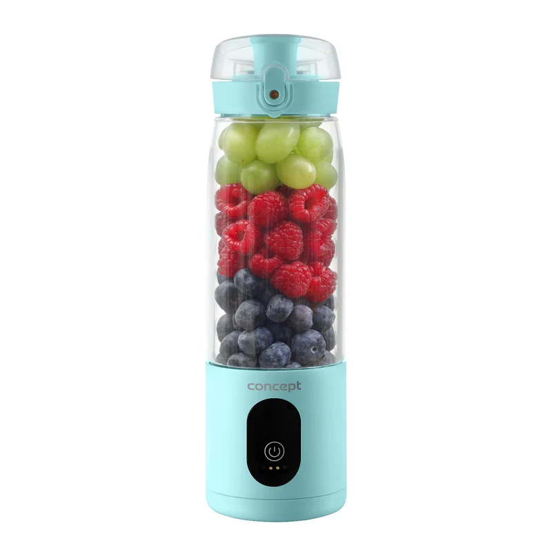 Frullatore personale Concept, 600 ml, ricaricabile agli ioni di litio, blu, FitMaker SM4002