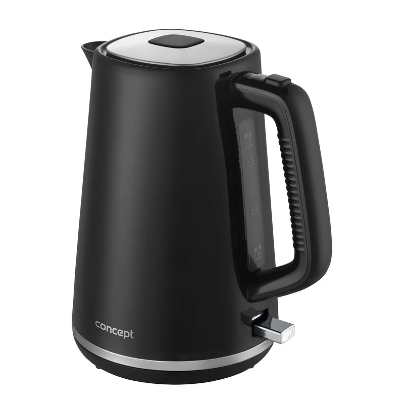 Bollitore elettrico Concept, 2200W, 1,7l, nero, RK2375