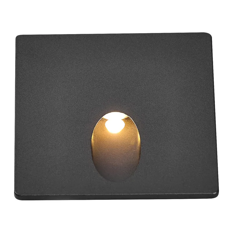 Lampada per scale Rabalux, LED 3W, colore bianco caldo, nero, Boven