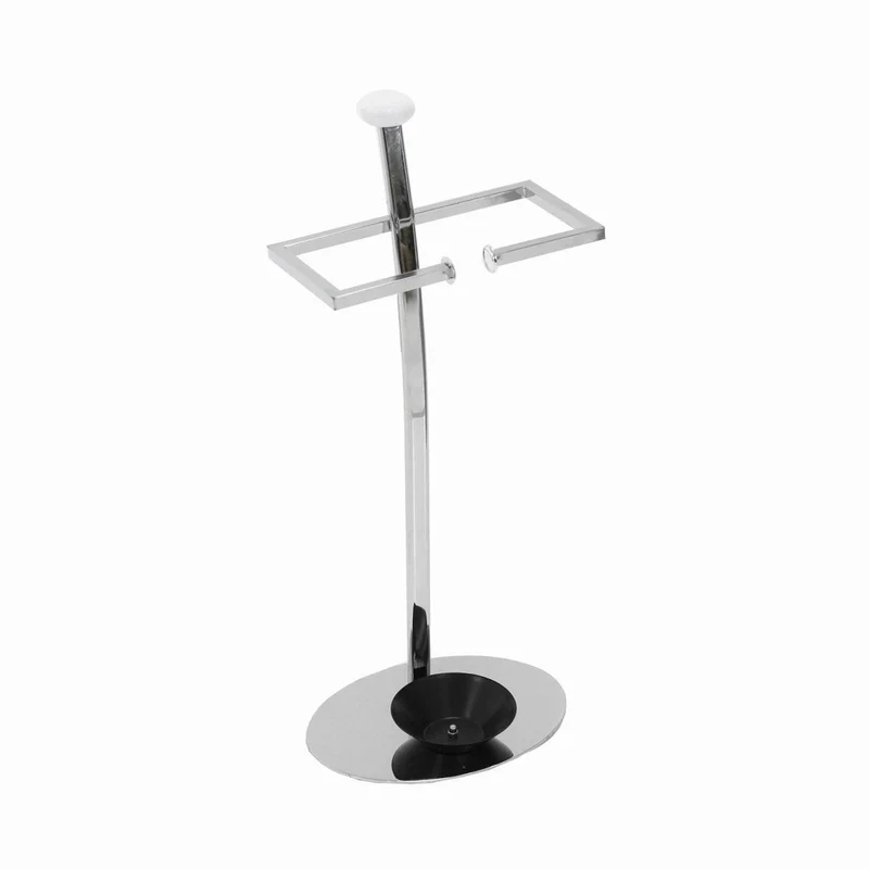 Portaombrelli in Acciaio 2 Braccia 28x20H65cm Cromato