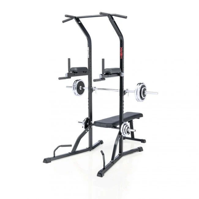 Stazione Pesi Multifunzione 10 Esercizi Kettler HKS Herk con Panca e Supporti