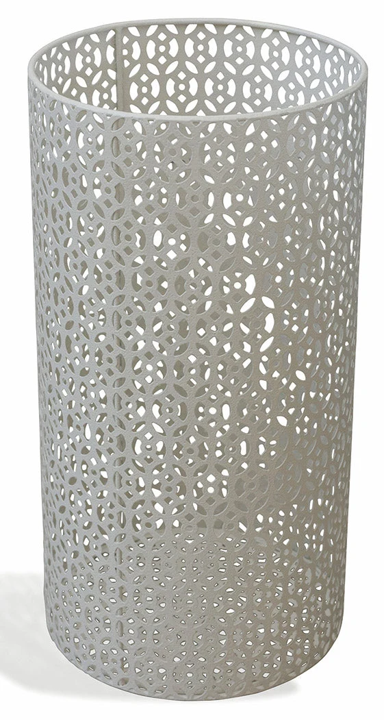 Portaombrelli in Ferro Battuto Ø26 cm Soriani Avorio