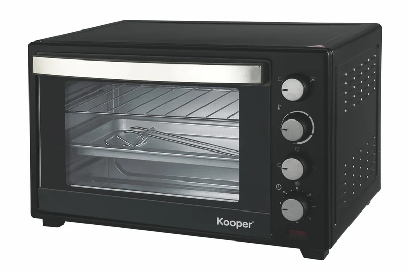 Forno Fornetto Elettrico Ventilto 2000W 72 Litri Kooper Oregon 72 Nero