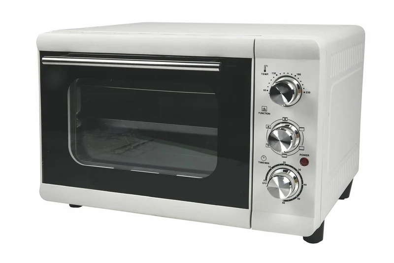 Forno Elettrico Ventilato 32 Litri 1380W con Vetro Kooper Great Stone